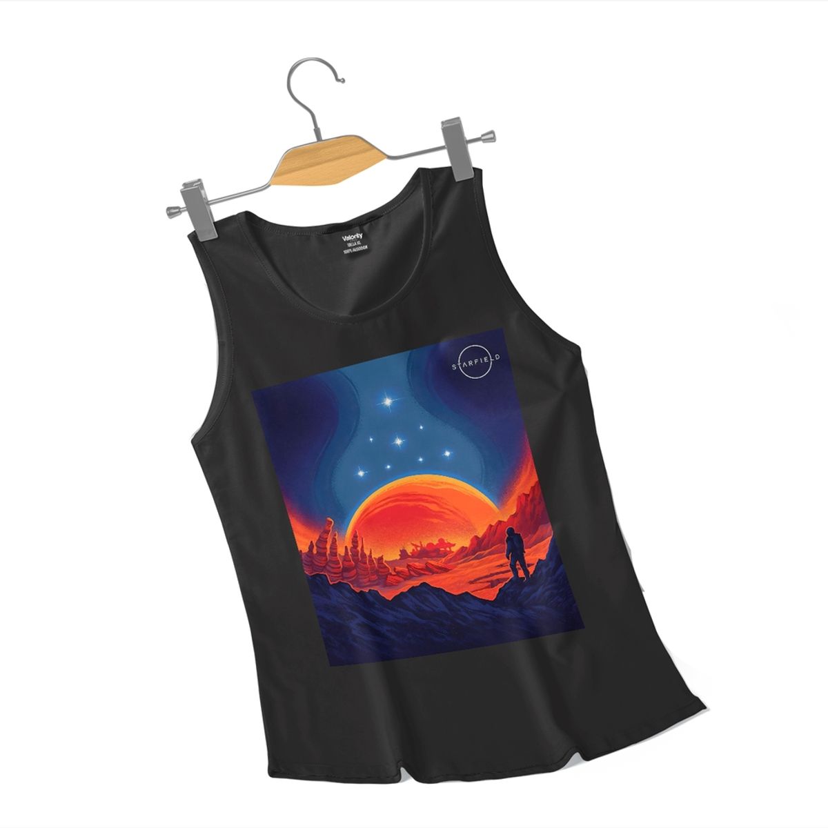 GENERICO - Polera Musculosa Starfield - Negro