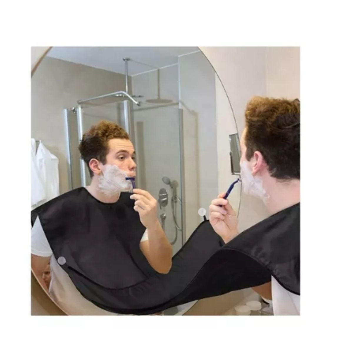 GENERICO - Capa Delantal Para Corte De Barba Afeitado