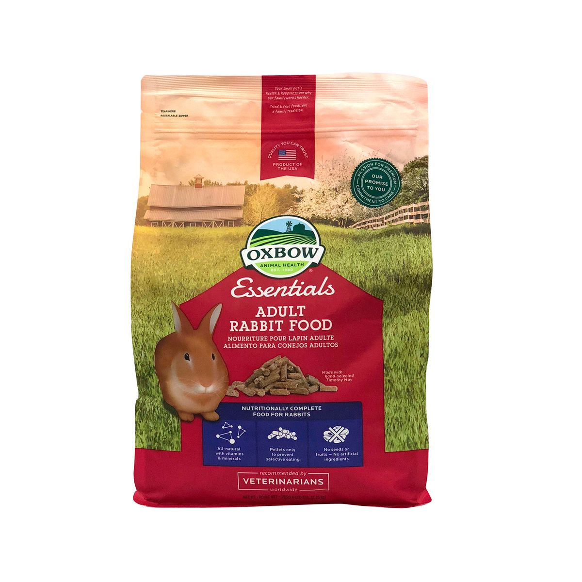 OXBOW - Alimento Oxbow Essential Adult Rabbit Diet 2.25Kg