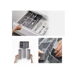 GENERICO - Organizador Cubiertos Utensilios Cajon 7 Piezas Desmontables