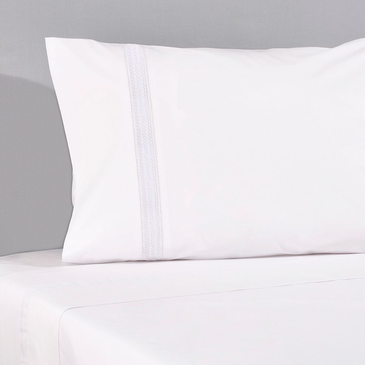 NINA HERRERA - Sábana Básica Tres Espigas Blanco 220 Hilos 1,5 Plaza