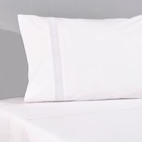 Sábana Básica Tres Espigas Blanco 220 Hilos 2 Plazas