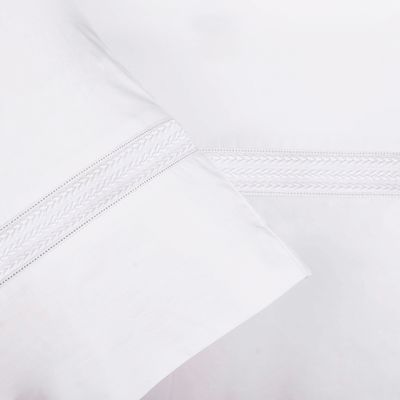 Imagen 2 del producto Sábana Básica Tres Espigas Blanco 220 Hilos 2 Plazas