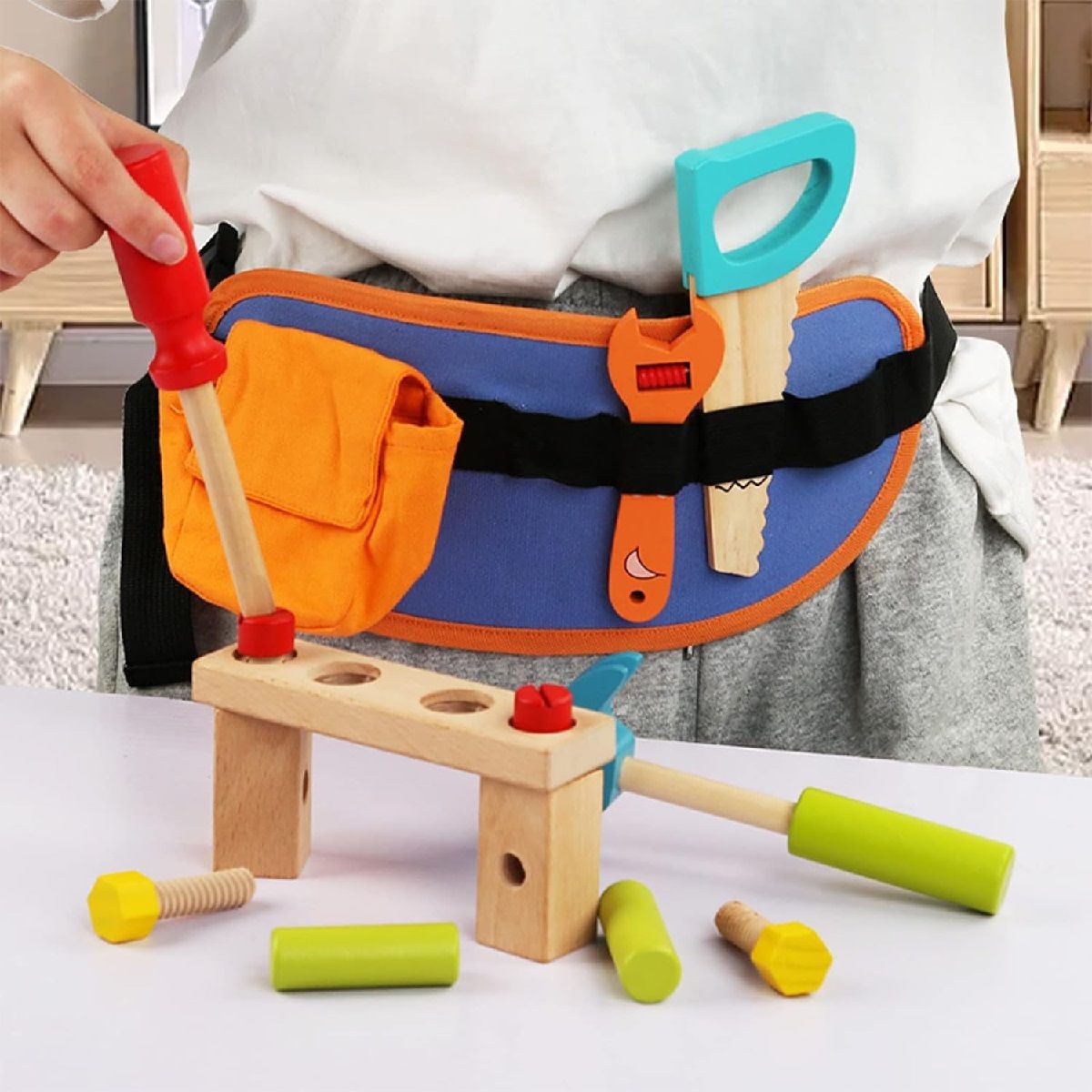 GENERICO - Cinturón Herramientas De Construcción Niños Juegos De Rol