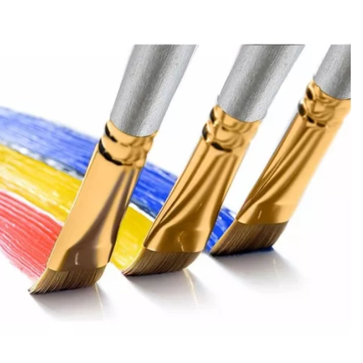OFERTABKN - Set Pinceles 15 Piezas Pelo Sintético Acuarela Acrílico Oleo
