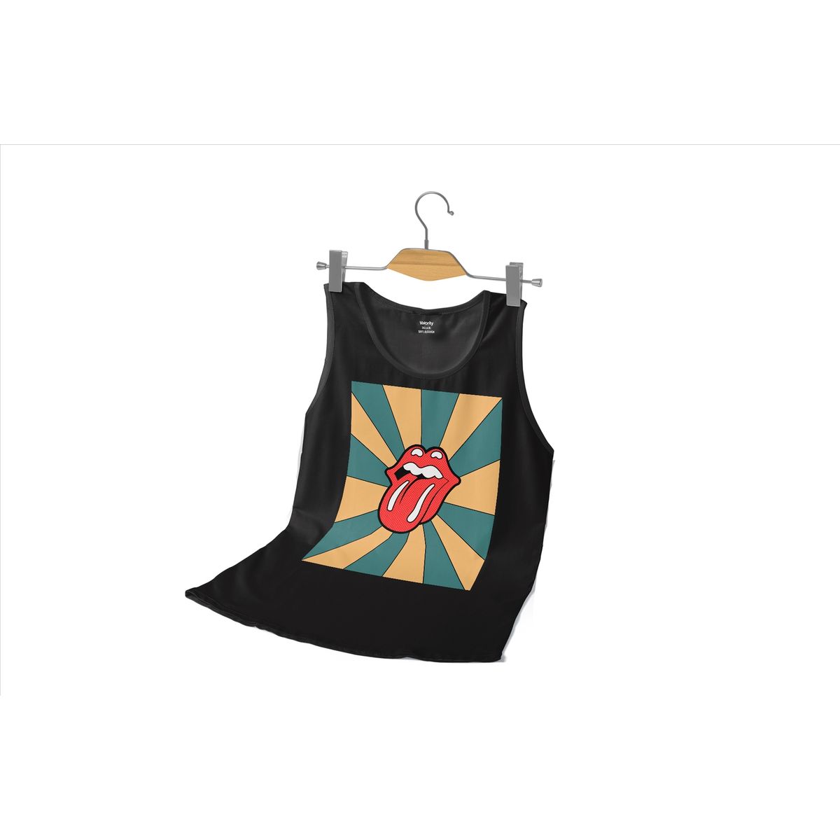 GENERICO - Polera Musculosa Rolling Stones - Negro