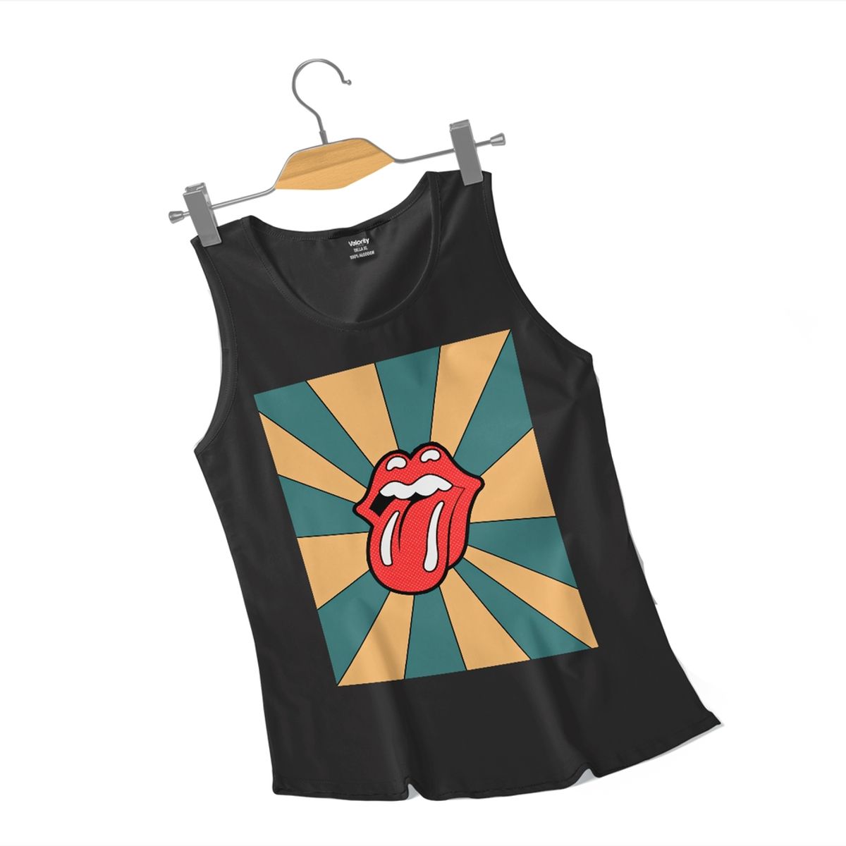 GENERICO - Polera Musculosa Rolling Stones - Negro