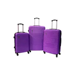 DANICOLLE - Pack Maleta ABS Equialicer Morado