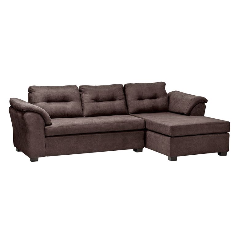 DECOOUTLET - Seccional Laos 265 Intercambiable Tela Chocolate