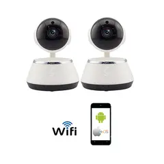 VIPA - Pack 2 Cámaras Seguridad IP Wifi Interior Modelo R15