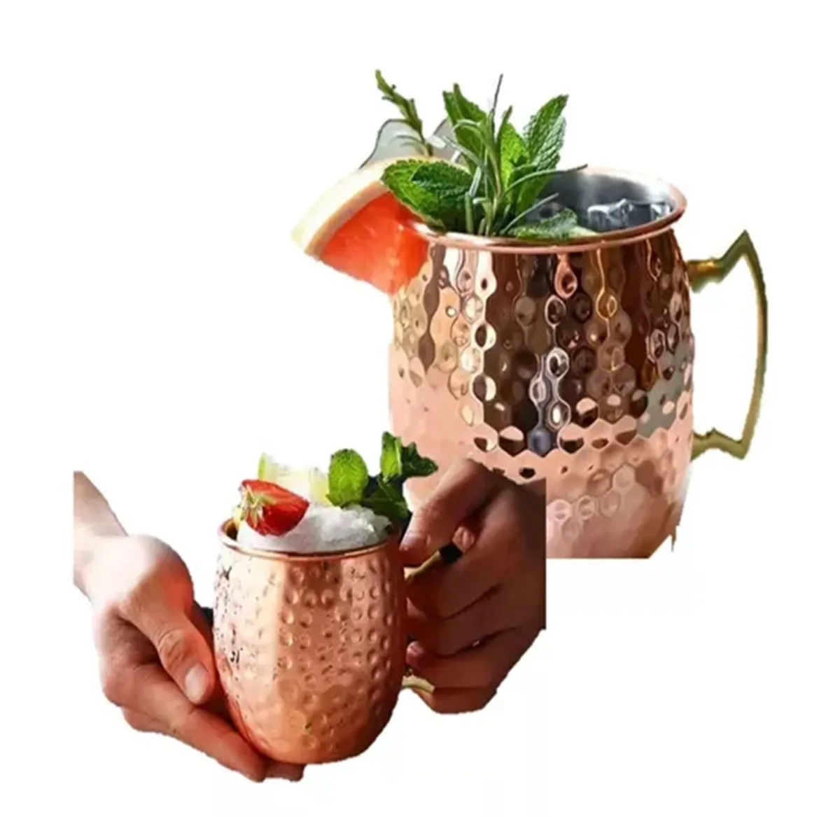 GENERICO - Vaso Jarra Mug De Cobre Premium Coctel Tragos Barra Bar