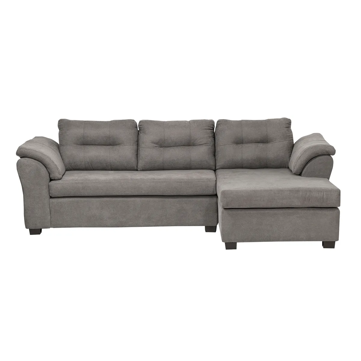 DECOOUTLET - Seccional Laos 265 Intercambiable Tela Gris