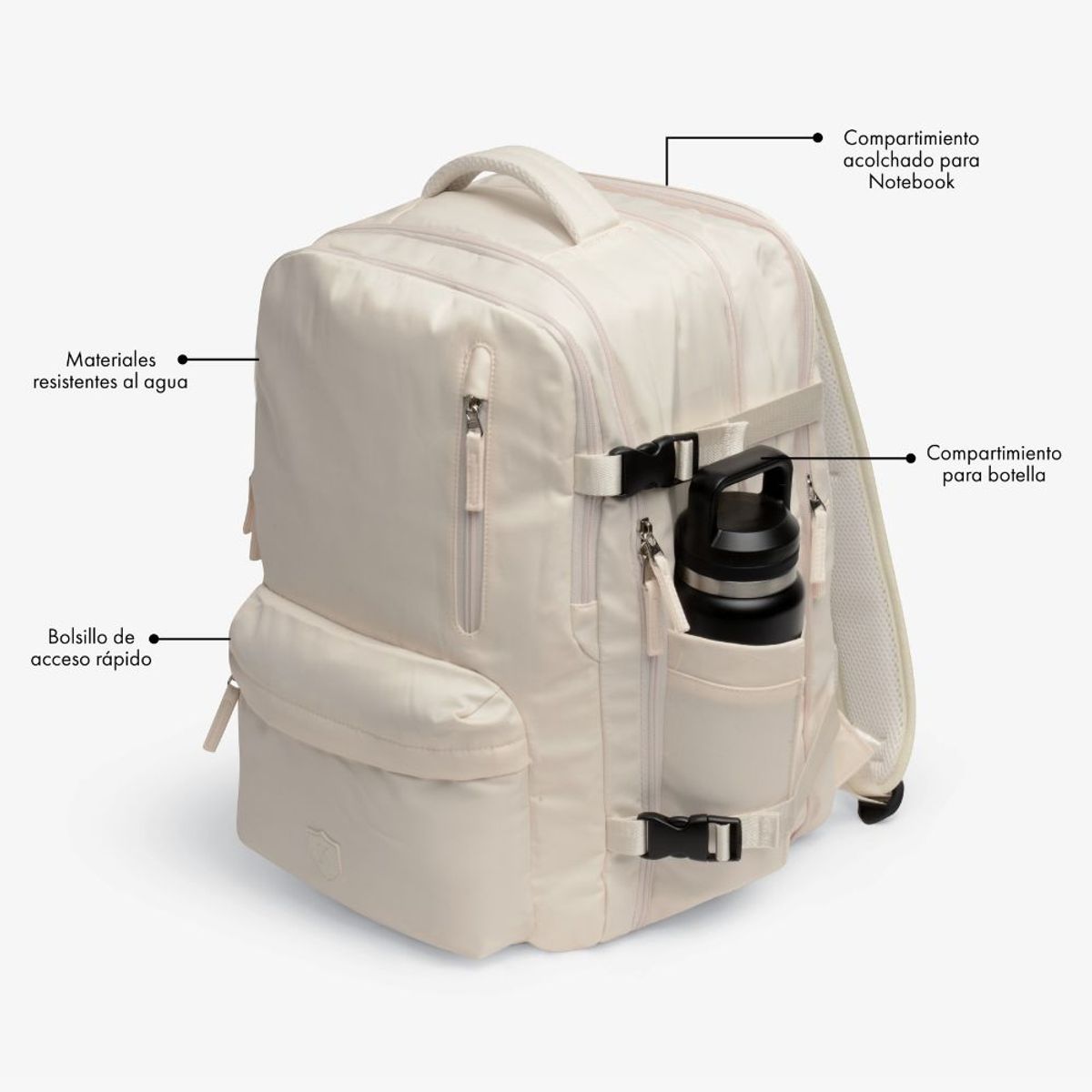 XCLUSIVE - Pack Mochila Maleta para Viajes 29-39L Royal con Organizadores