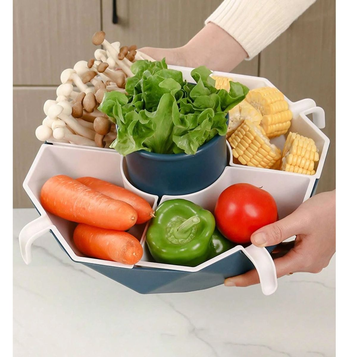 GENERICO - Colador Fuente Drenaje Para Olla Caliente Rotación de 360 Grados