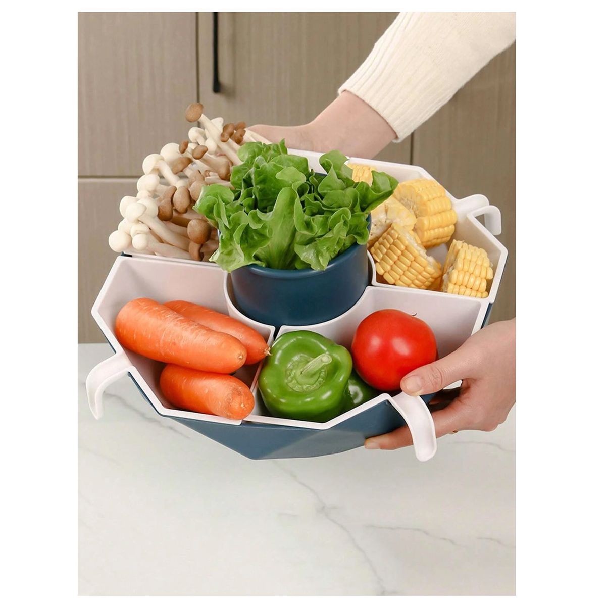 GENERICO - Colador Fuente Drenaje Para Olla Caliente Rotación de 360 Grados