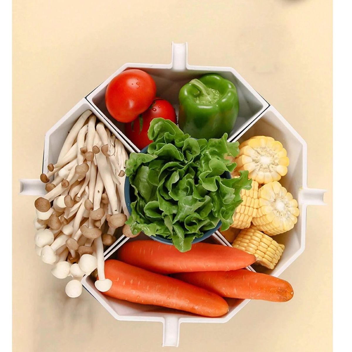 GENERICO - Colador Fuente Drenaje Para Olla Caliente Rotación de 360 Grados