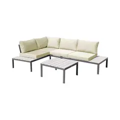 NORTHWEST - Juego Set Terraza Cerdeña 3 Piezas Con Cojin