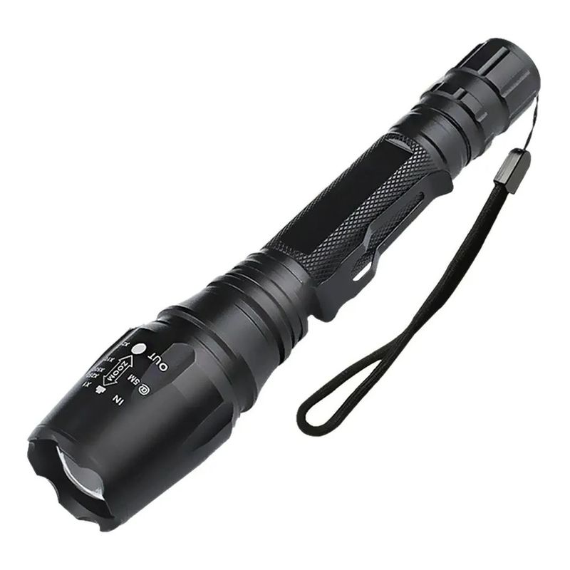GENERICO - Linterna Tactica Militar Linterna Led Recargable Luz Potente Swat