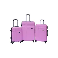 DANICOLLE - Pack Maleta ABS Interception Rosado