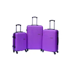 DANICOLLE - Pack Maleta ABS Interception Morado