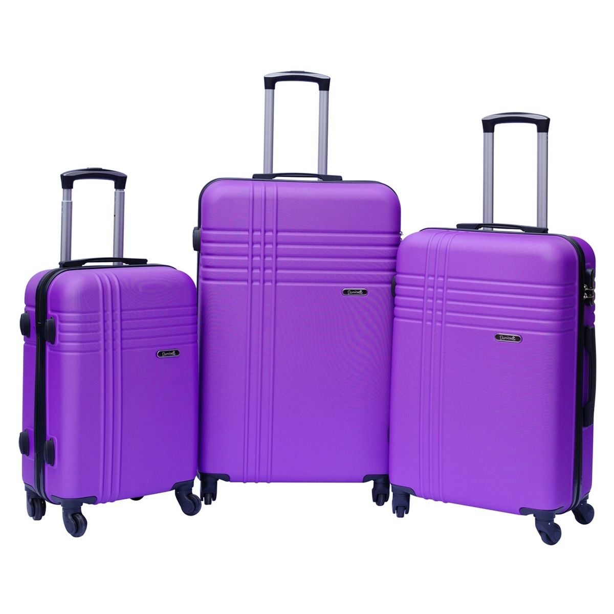 DANICOLLE - Pack Maleta ABS Interception Morado DANICOLLE