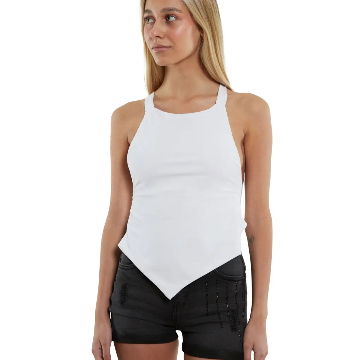 DIVINO JEANS - Polera Arkansas I Blanca Divino Jeans