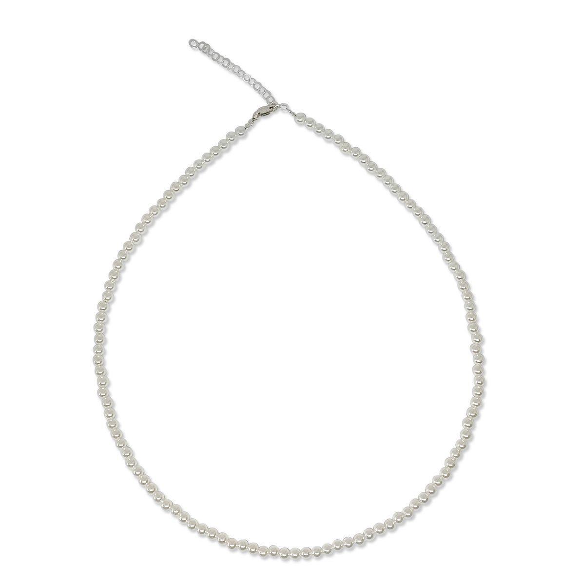 COGGIOLA - Collar Perlas 4mm Shellpearl Plata Fina 925