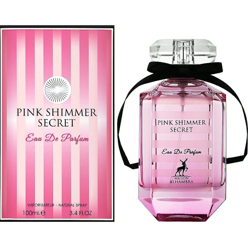 MAISON ALHAMBRA - Pink Shimmer Secret EDP 100 ML for Women  Maison Alhambra