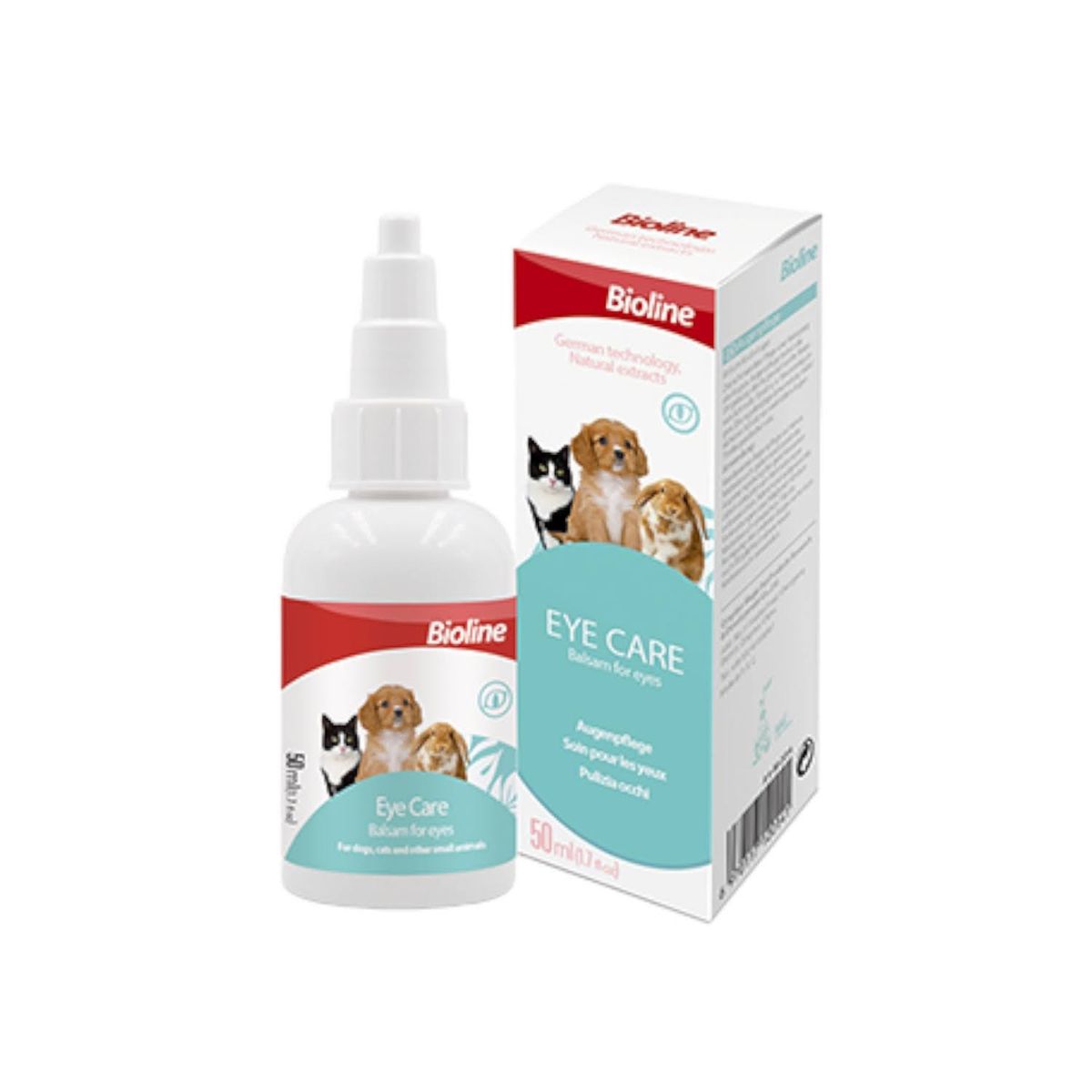 BIOLINE - Bálsamo De Cuidado De Ojos Para Mascotas - Bioline 50ml