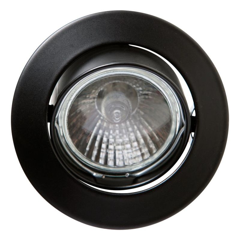 BP - Foco Empotrado Basculante Aluminio Negro BP