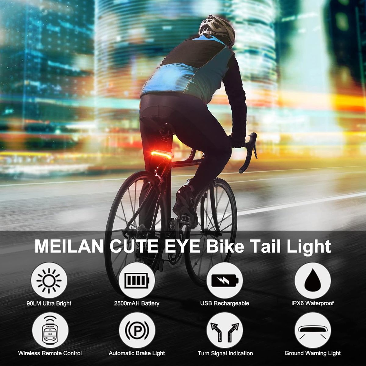 MEILAN - Meilan Cute Eye Led Con Laser Control Remoto Señalizador