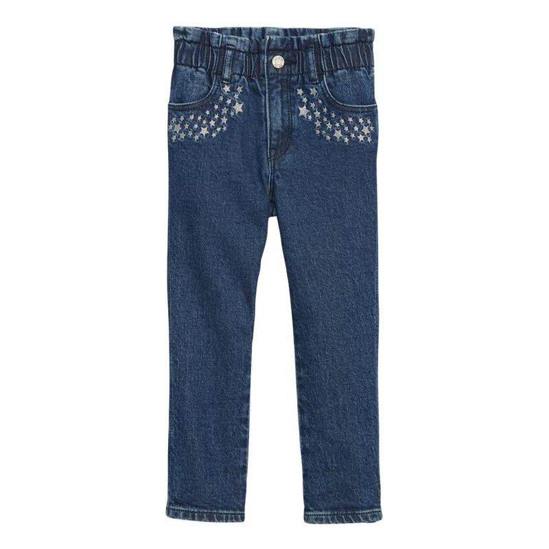 GAP - Jeans Mom Flores Azul GAP
