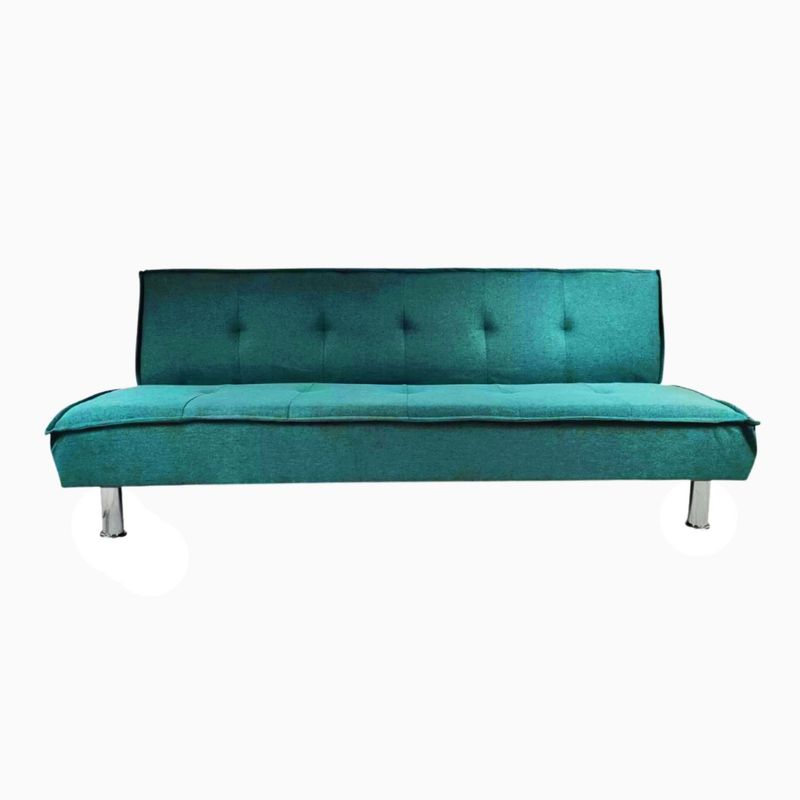 IMPORTCLICK - Futón Sofá Cama Ajustable 170x50x40 CM Turquesa - Verde