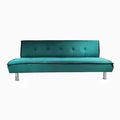 IMPORTCLICK - Futón Sofá Cama Ajustable 170x50x40 CM Turquesa - Verde