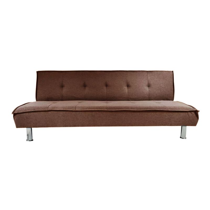 IMPORTCLICK - Futón Sofá Cama Ajustable 170x50x40 CM Marrón - Café