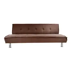 IMPORTCLICK - Futón Sofá Cama Ajustable 170x50x40 CM Marrón - Café