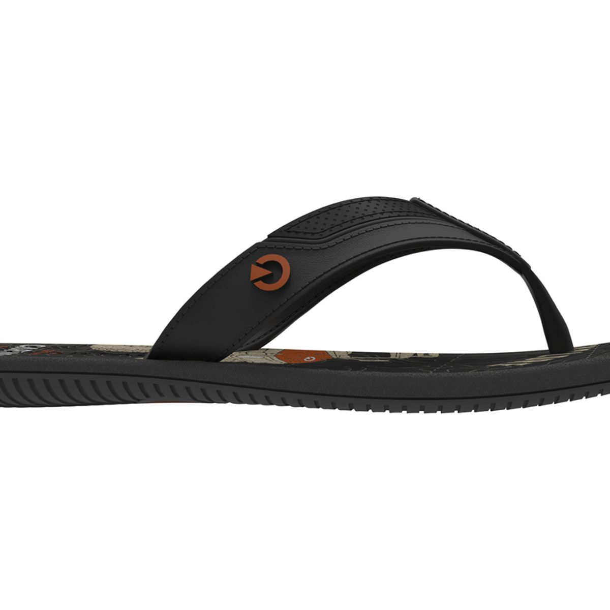 CARTAGO - Sandalia Hombre Negro/Gris Dakar Cartago