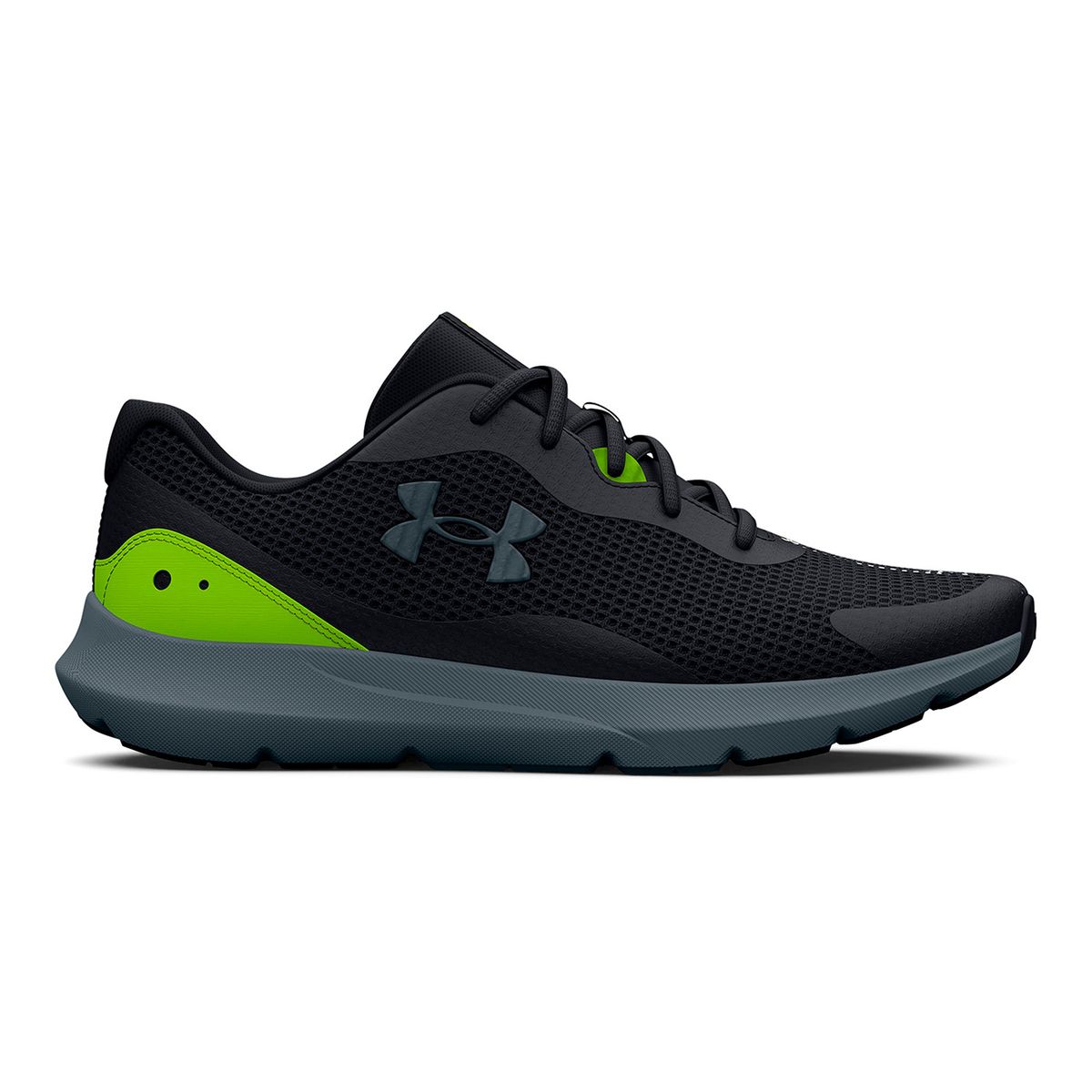 UNDER ARMOUR - Zapatillas de running UA Surge 3 para hombre Negro UNDER ARMOUR