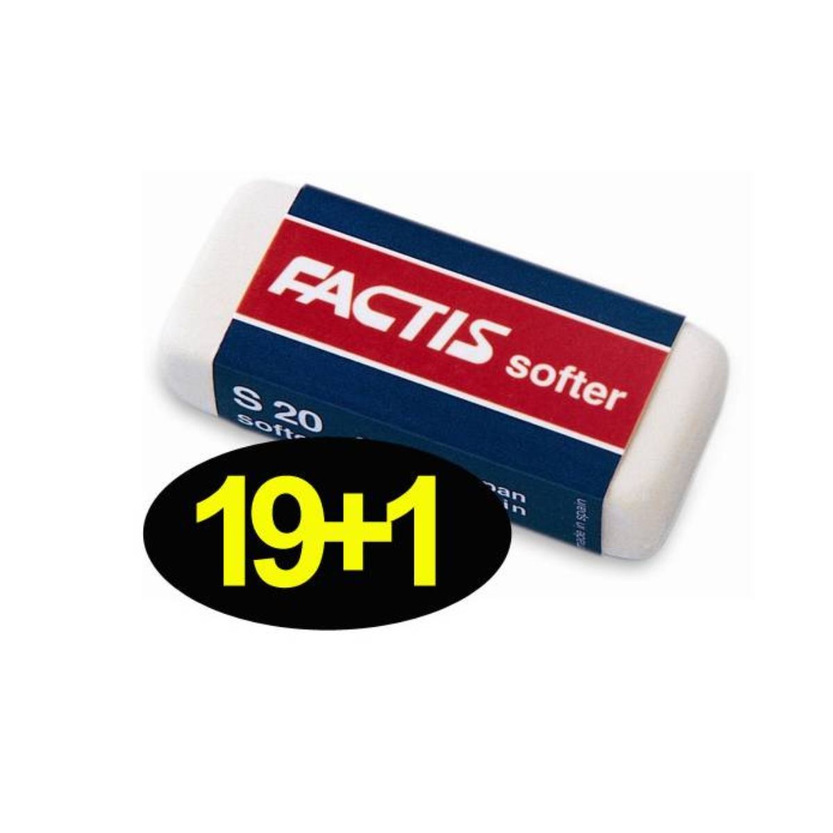 FACTIS - Set caja Goma de borrar Factis 20 unidades