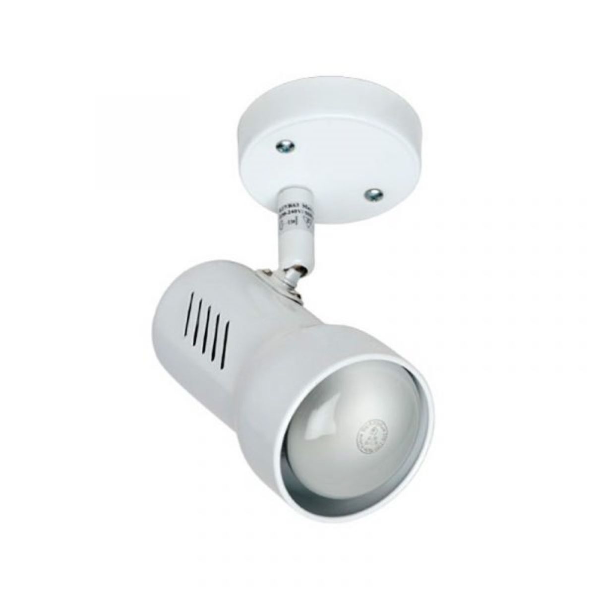 BYP - Lampara 1 Foco Dirigible Sobrepuesto R63 Blanco Luz E27