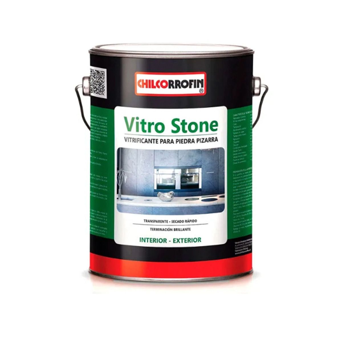 GENERICO - Esmalte Barniz Mate Vitro Stone 1GL Chilcorrofin