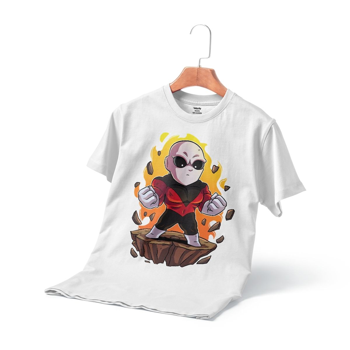 GENERICO - Polera Hombre Chibi Jiren - Blanco