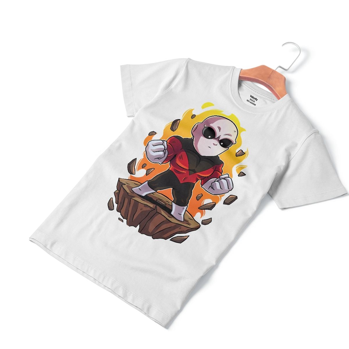 GENERICO - Polera Hombre Chibi Jiren - Blanco