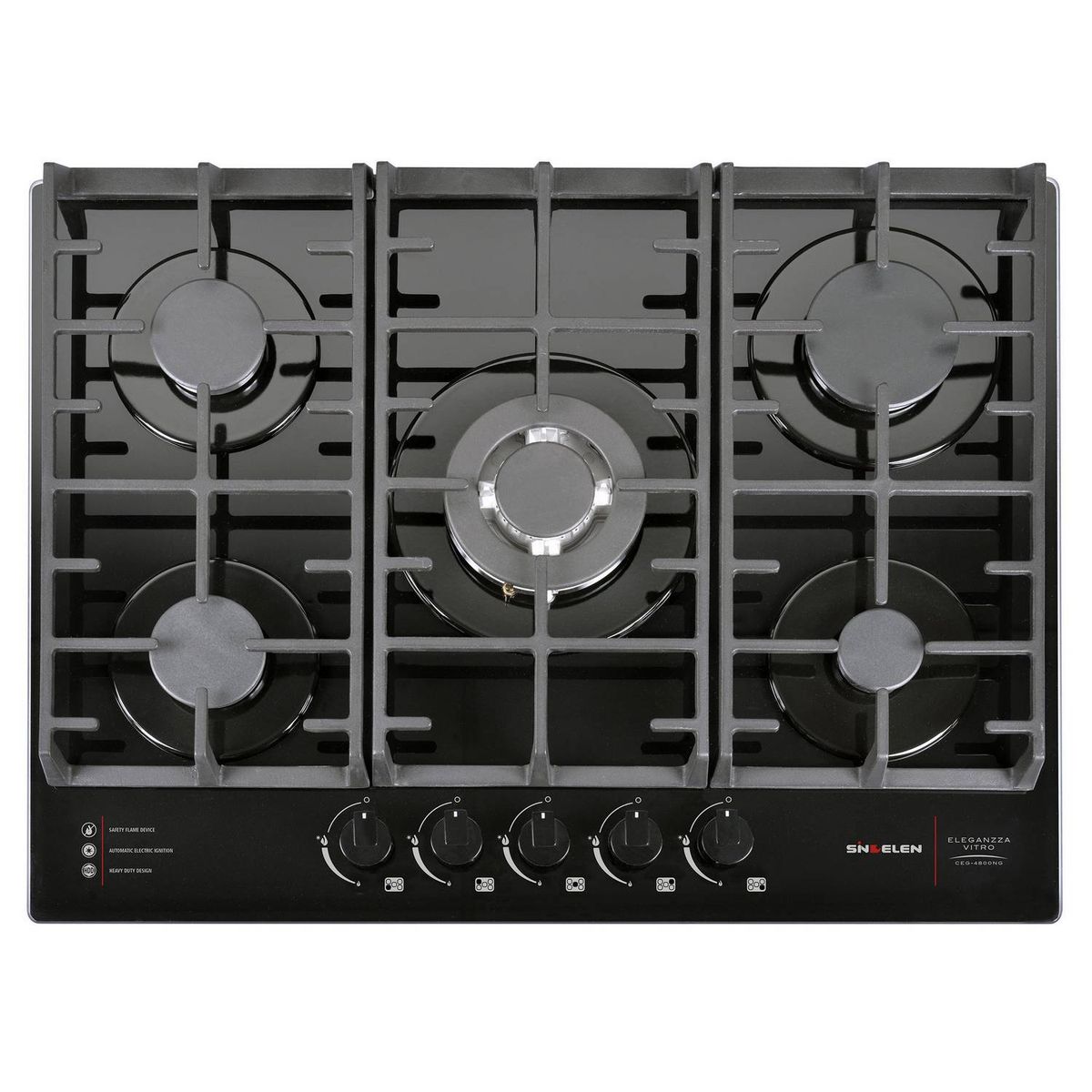 SINDELEN - Encimera A Gas Sindelen 5Q CEG-4800NG