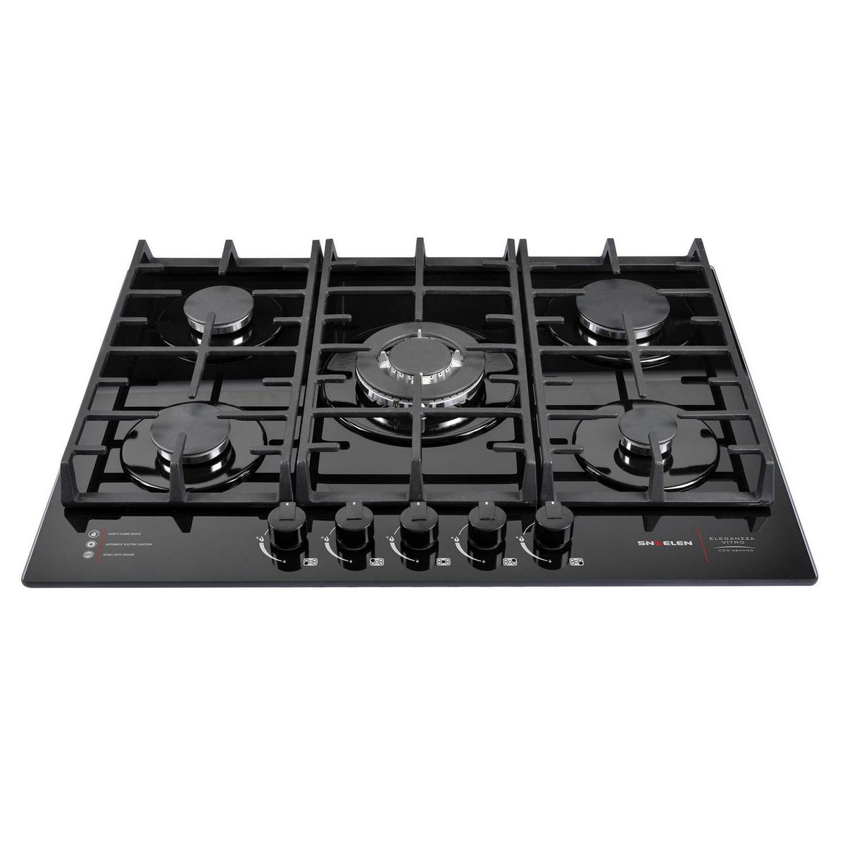 SINDELEN - Encimera A Gas Sindelen 5Q CEG-4800NG