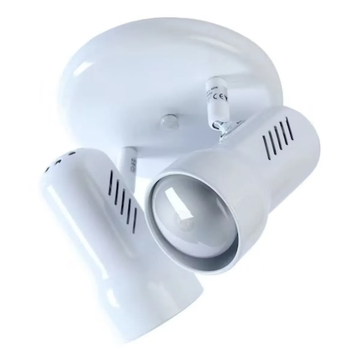 BYP - Lampara Plafón Blanco 2 focos dirigible R63 Luz E27