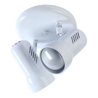 Lampara Plafón Blanco 2 focos dirigible R63 Luz E27