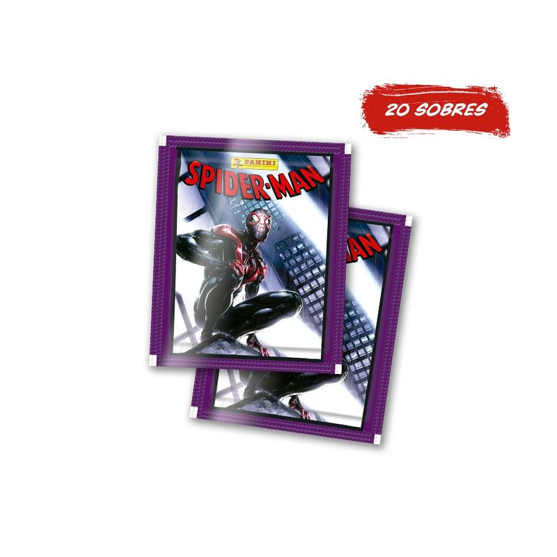 PANINI CHILE - Pack Spiderman: Bienvenido al Spider-verso (20 Sobres)