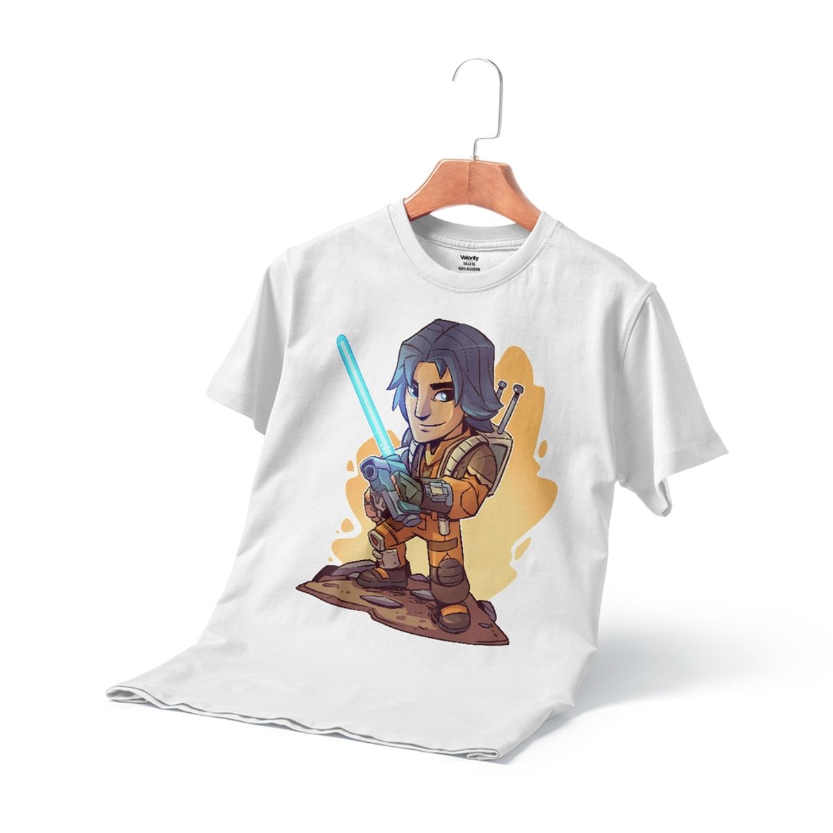 GENERICO - Polera Hombre Chibi Ezra - Blanco