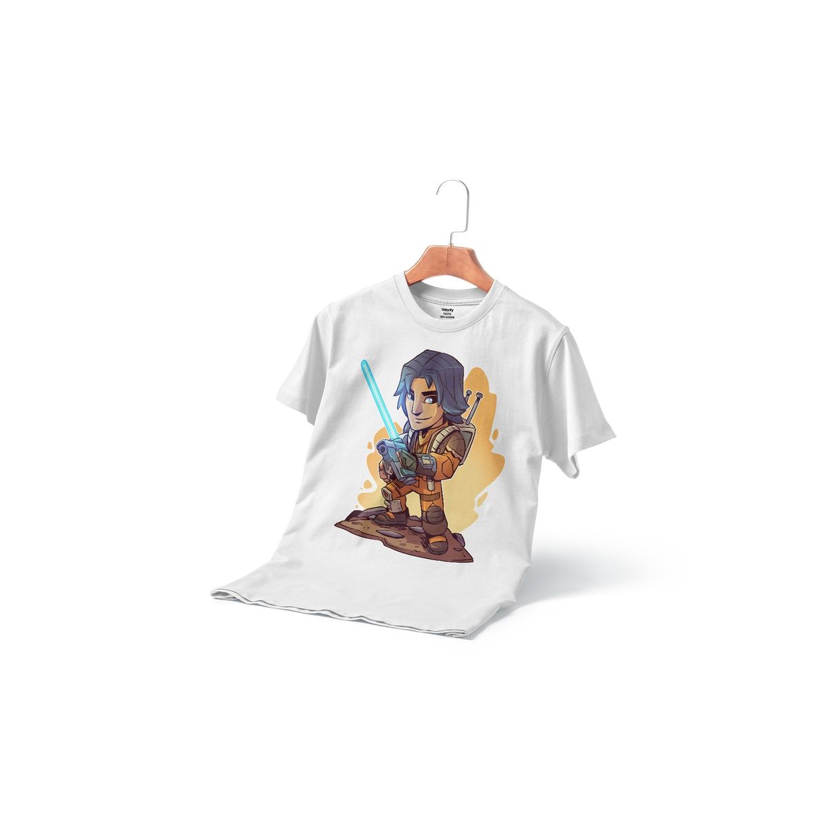 GENERICO - Polera Hombre Chibi Ezra - Blanco